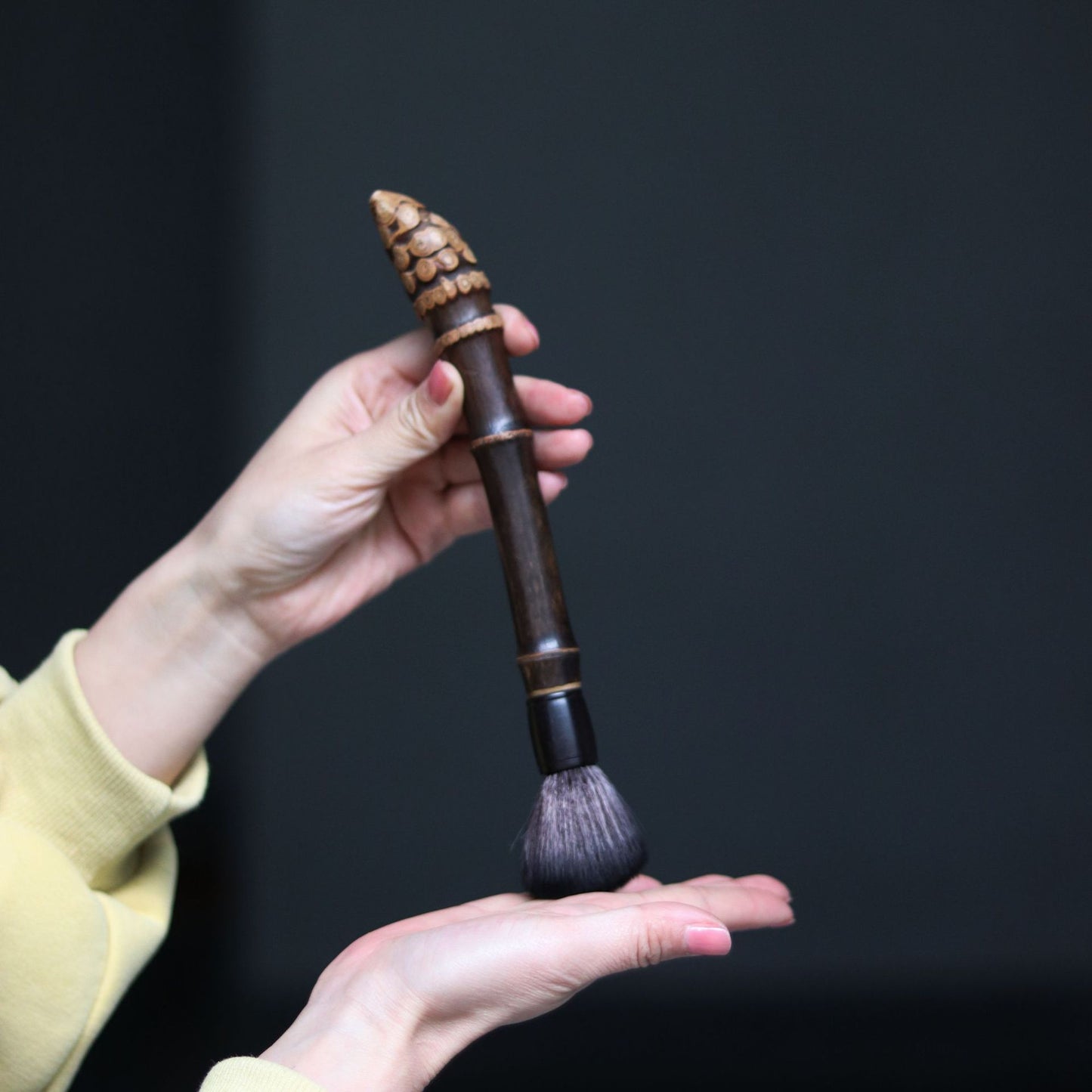 Artisanal Bamboo Tea Brush | Chinese Gongfu Tea Tool